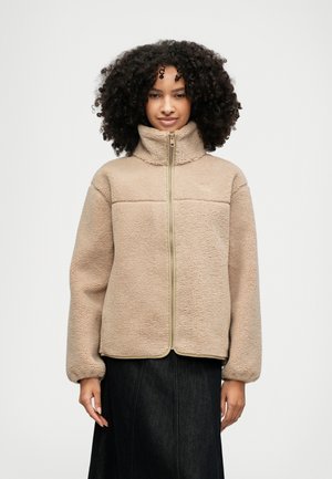 ZIP UP JACKET - Φλις μπουφάν - beige