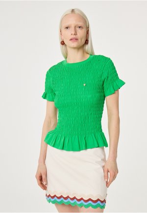 Fabienne Chapot CARMEN T-SHIRT - T-shirt print - green glimmer