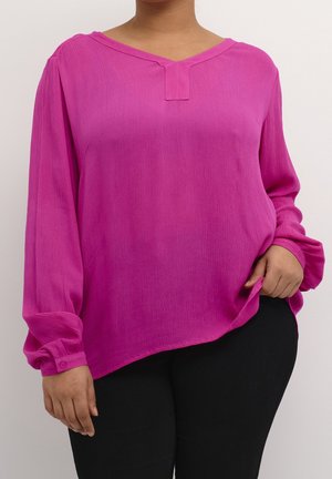 Bluse - mottled pink