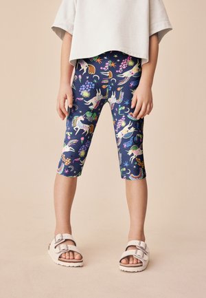Next, CROPPED  - Leggings - Hosen - navy blue unicorn