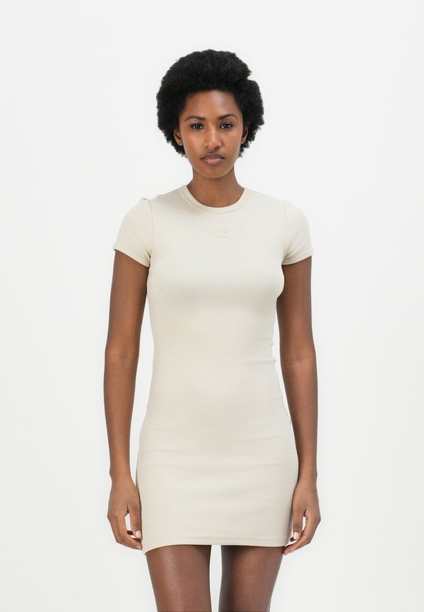 CONTOUR - Jersey dress - fog