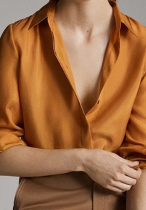 Blouse - mustard yellow