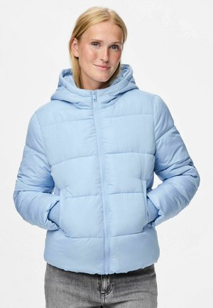 PCBEE NEW SHORT PUFFER - Vinterjakker - cashmere blue