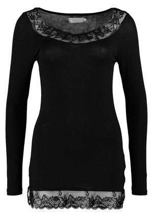 T-shirt à manches longues - black