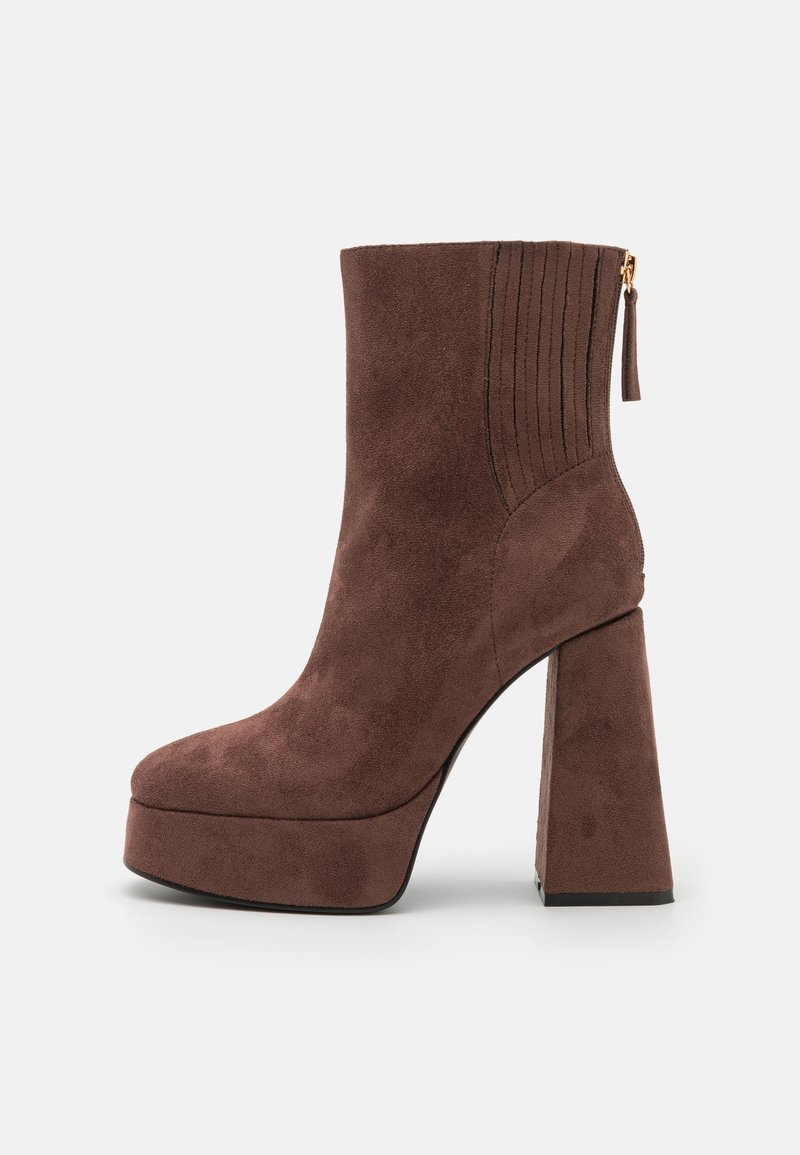 DeeZee Bottines à plateau - brown