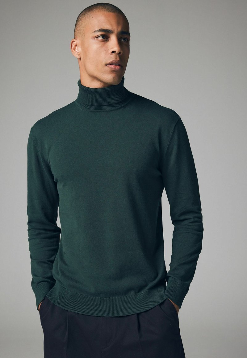 Next REGULAR FIT - Strickpullover - dark green