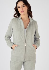 Damart Cardigan - gris chiné clair