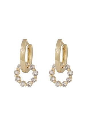 EIRA  CIRCLE - Örhänge - g clear