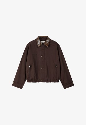 Another Cotton Lab, ANOTHER TWILL JACKET - Let jakke / Sommerjakker - chocolate
