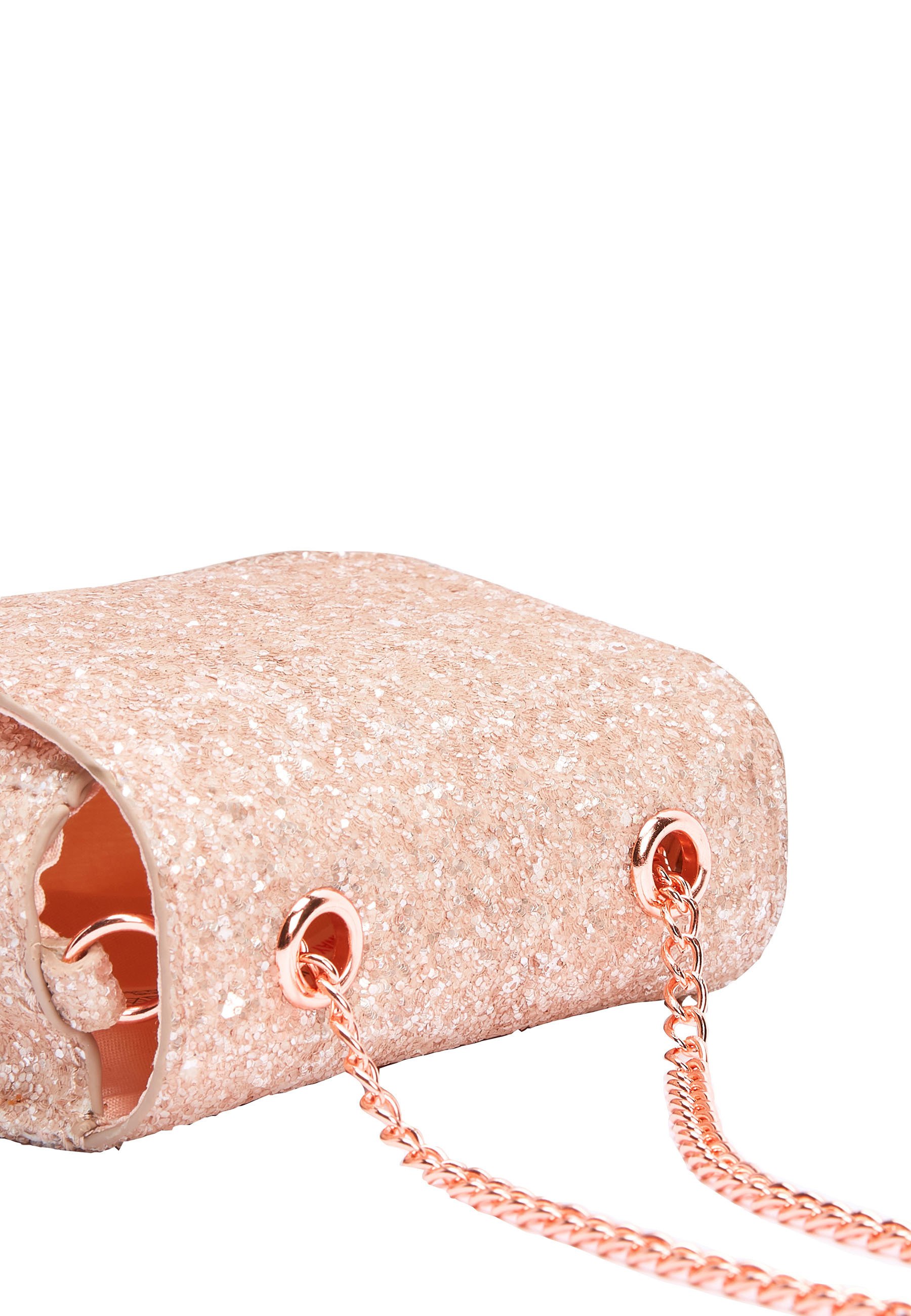 Rose gold occasion bag Clearance