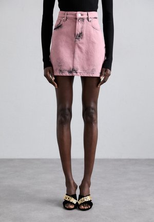 MOSCHINO JEANS Jupe en jean - fantasia rosa