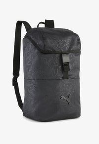 Selected, black script aop