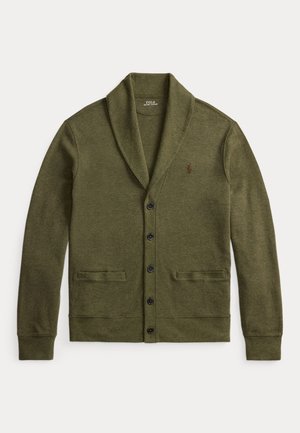 Polo Ralph Lauren, LUXURY JERSEY SHAWL-COLLAR CARDIGAN - Gilet - alpine heather/c8933