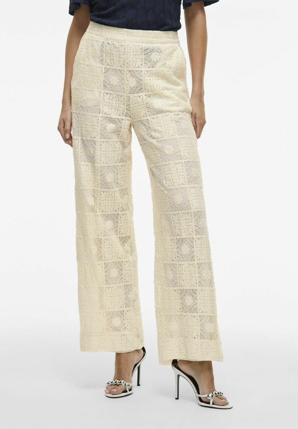 HIGH WAIST - Stoffhose - birch