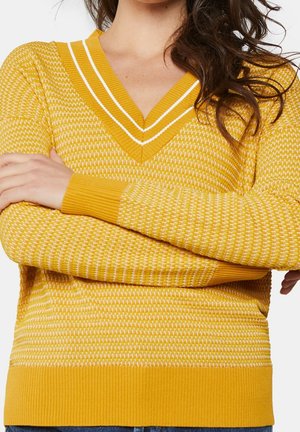 Strickpullover - mustard yellow