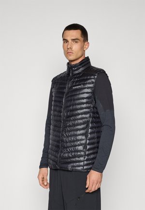 TROLLVEGGEN SUPER LIGHT VEST - Bodywarmer - caviar black