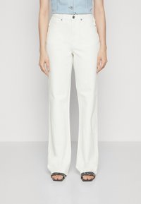 Vero Moda - WIDE - Flared jeans - bright white Miniatyrbild 1