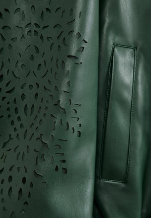 Love & Roses, Bunda z nepravej kože - forest green
