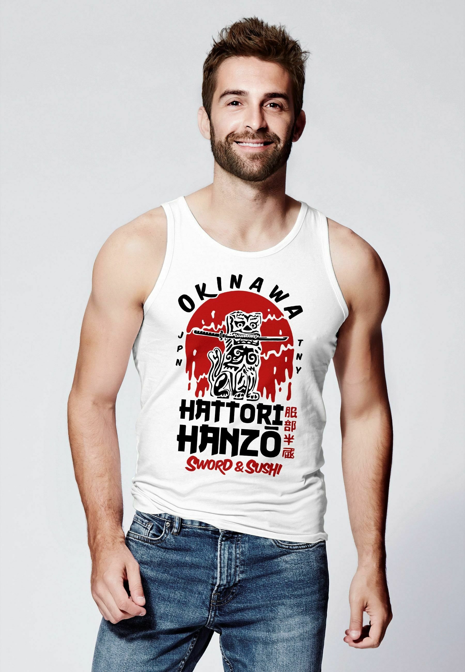 Neverless Herren T-Shirt Hattori Hanzo Parodie - Darth Vader Design, 100% Baumwolle, Slim Fit