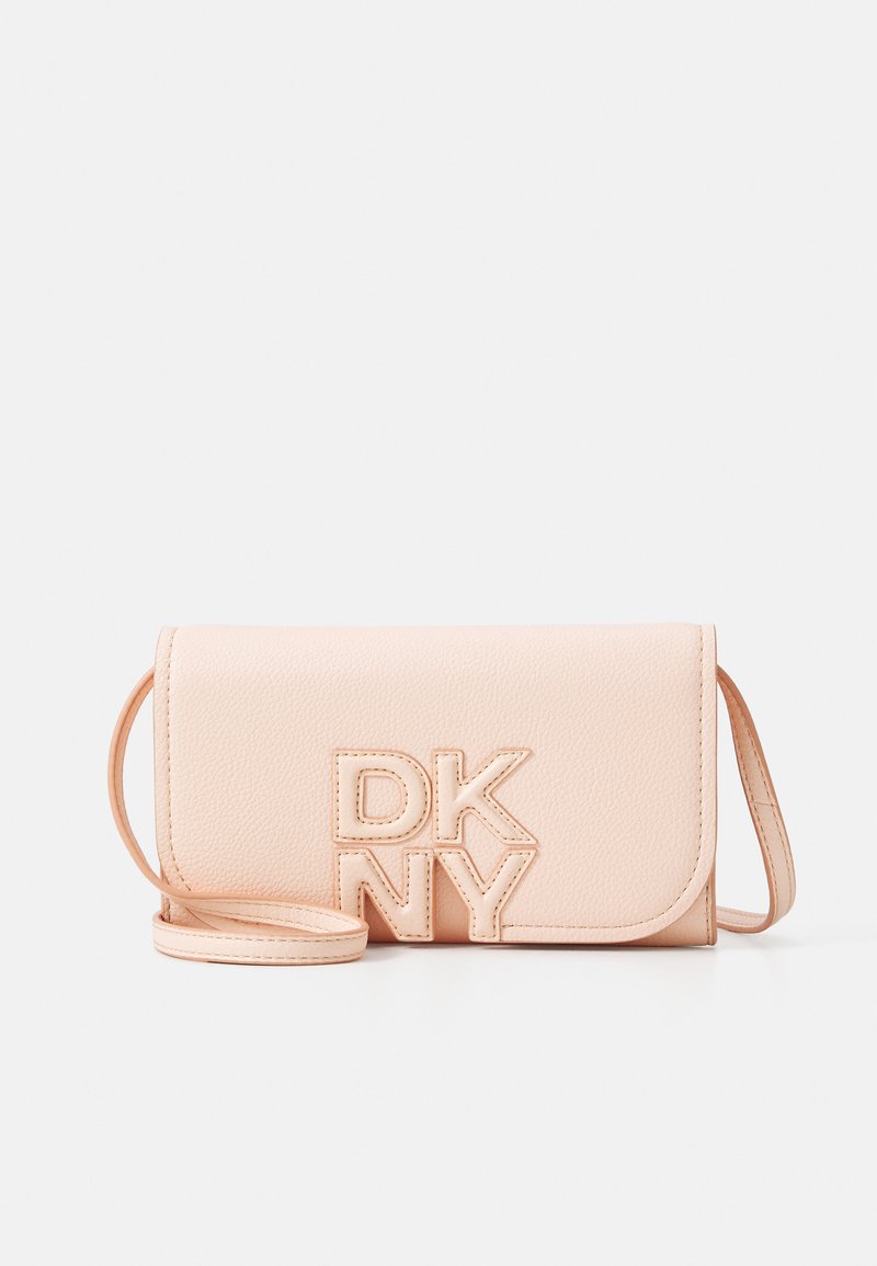 DKNY NICOLE WALLET ON A STRING - Portafoglio - pale peach/lt taupe