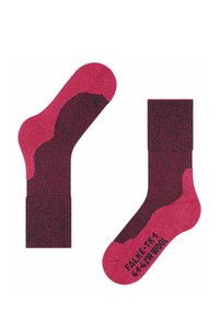 FALKE TK1 WOOL TREKKING STRONG CUSHIONING - Calcetines de deporte - azalea