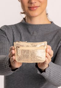 Gusti Leder ROOK - Geldbörse - silver - coloured
