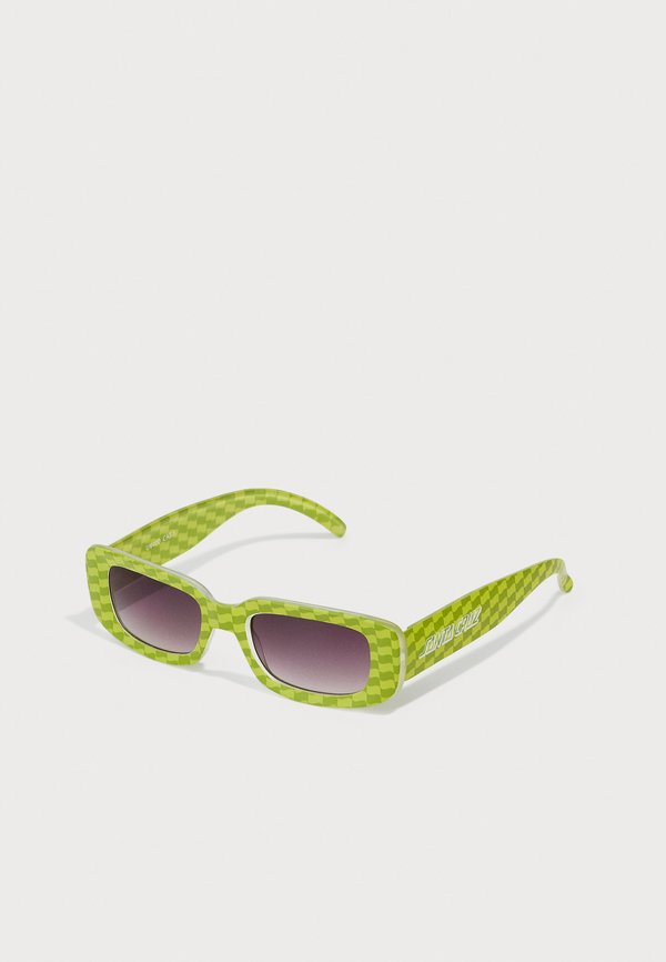 CHECK SUNGLASSES UNISEX - Sunglasses - chartreuse