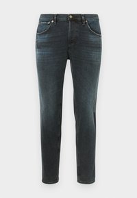 BRIGHTON POCKETS CARROT FIT BOTTOM OPENING - Jeans Slim Fit - dark blue black