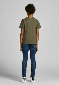 Jack & Jones Junior Jednoduché tričko - olive night