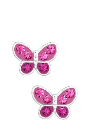SCHMETTERLING MIT KRISTALL - Orecchini - rose