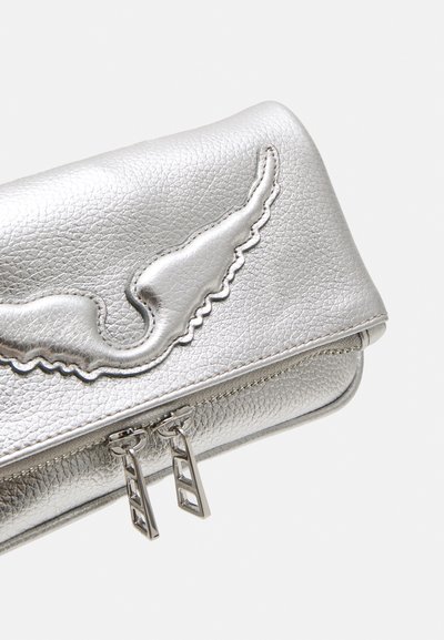 Zadig & Voltaire ROCK NANO WINGS  - Cross body bag - silver-coloured
