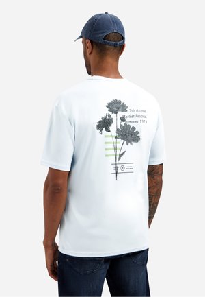 HEAVY CREW NECK  - T-shirt print - sky