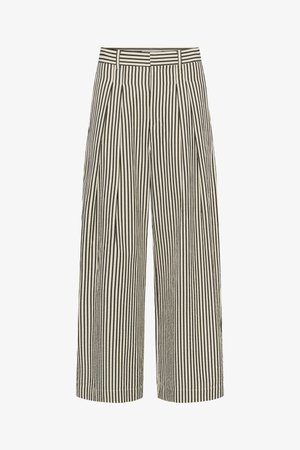 InWear, GARBOIW - Bukser - vanilla black stripe