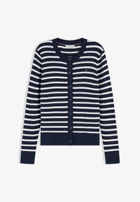 Valimata, dark navy/ivory petal breton