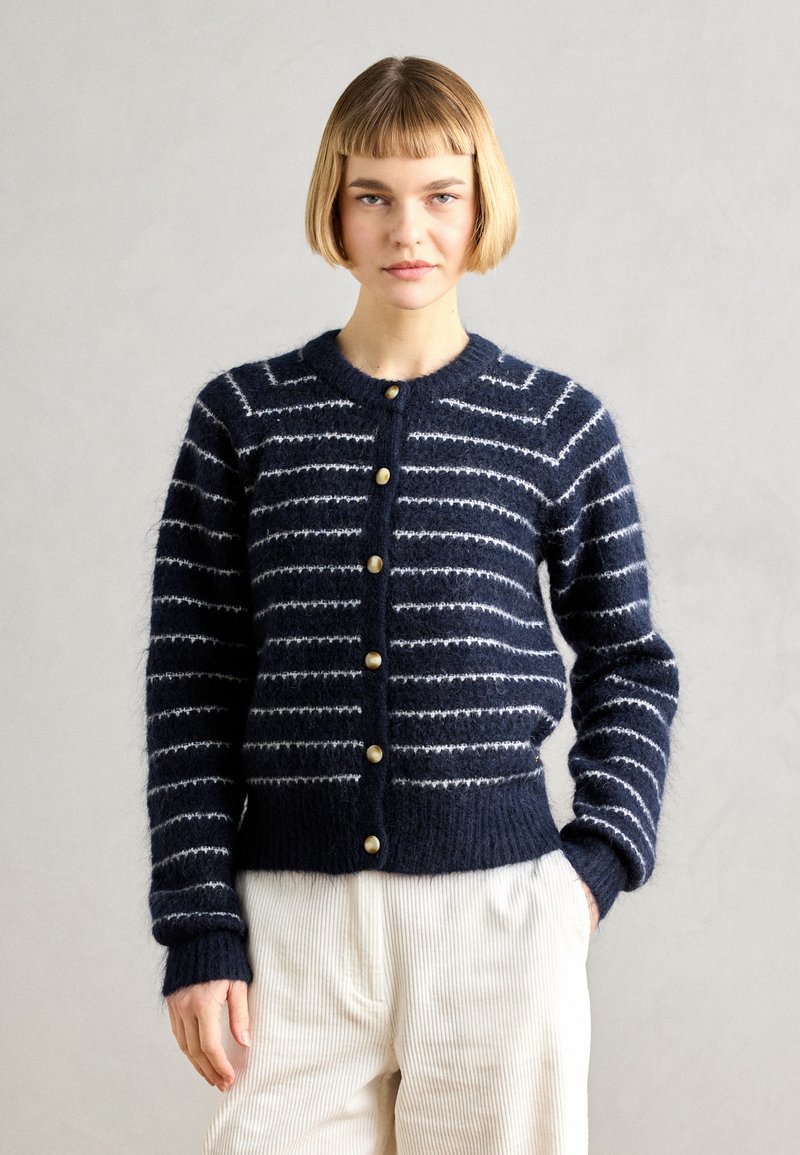 Lindex CARDIGAN YARA - Cardigan - dark navy