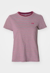 THE PERFECT TEE - Lihtne T-särk - collegiate burgundy