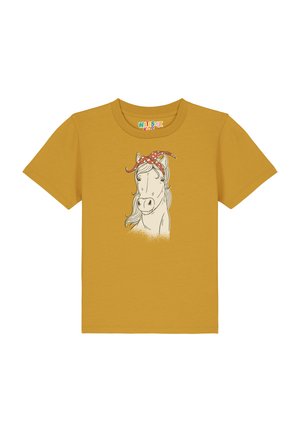 PFERD - T-shirt print - ochre