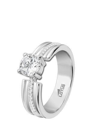 ZIRKONIASTEIN - Bague - silver-coloured weiß