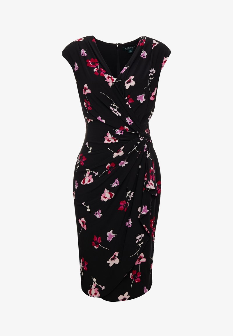 lauren ralph lauren floral ruched jersey dress Lauren Ralph Lauren | Dresses | Lauren Ralph Lauren Womens 4 Floral Faux Wrap Jersey Knit Ruched Stretch Dress