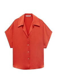 SPLÝVAVÁ KRÁTKÝM RUKÁVEM - Chemisier - red