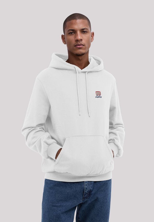 LONDON RED BUS BESTICKT - Kapuzenpullover