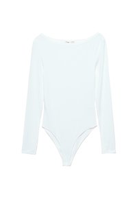 LONG SLEEVE BODYSUIT - Bluză cu mânecă lungă - white