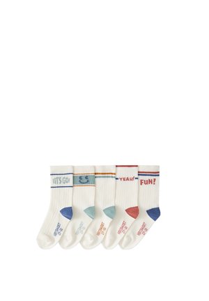 Vertbaudet, VERTBAUDET LOT DE 5 CHAUSSETTES GARÇON - Socks - ecru