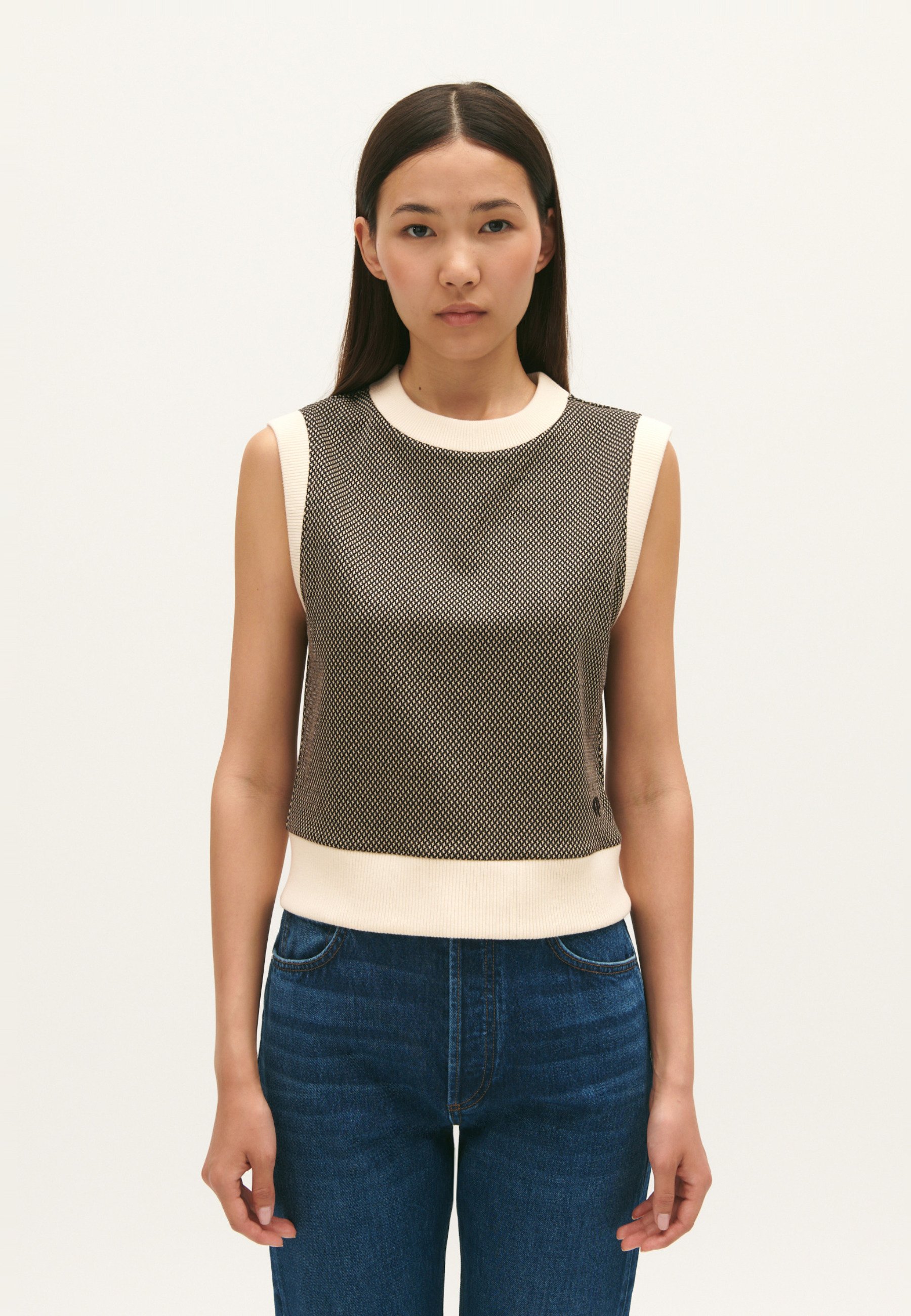 Sweat Claudie Pierlot Gris Avec Strass - Taille L (40), Occasion Très Bon état