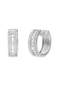 Lucardi STATEMENT - Oorbellen - silver white