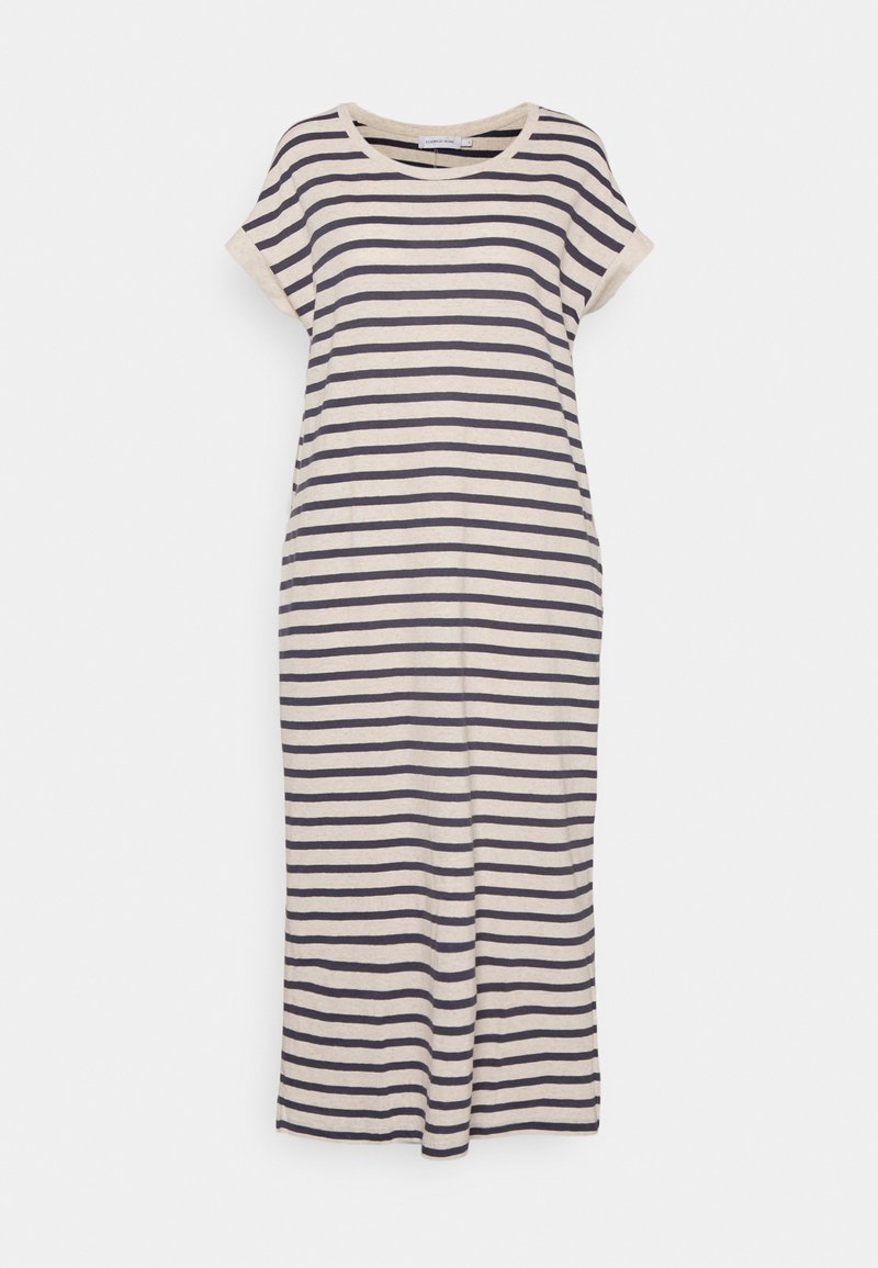 Damen Freizeitkleider | Lounge Nine KYA LONG DRESS Freizeitkleid navy/oat/sand - ID50670 Damen Freizeitkleider | Lounge Nine KYA LONG DRESS Freizeitkleid navy/oat/sand - ID50670