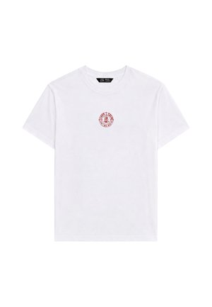 UNFAIR ATHLETICS, DMWU PIN T-SHIRT - Print T-shirt - white red
