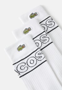 Lacoste 3PACK - Calcetines - white
