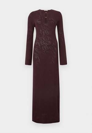 By Malene Birger, BEATRIZ - Gebreide jurk - aubergine