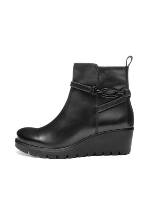 Bottines compensées - schwarz